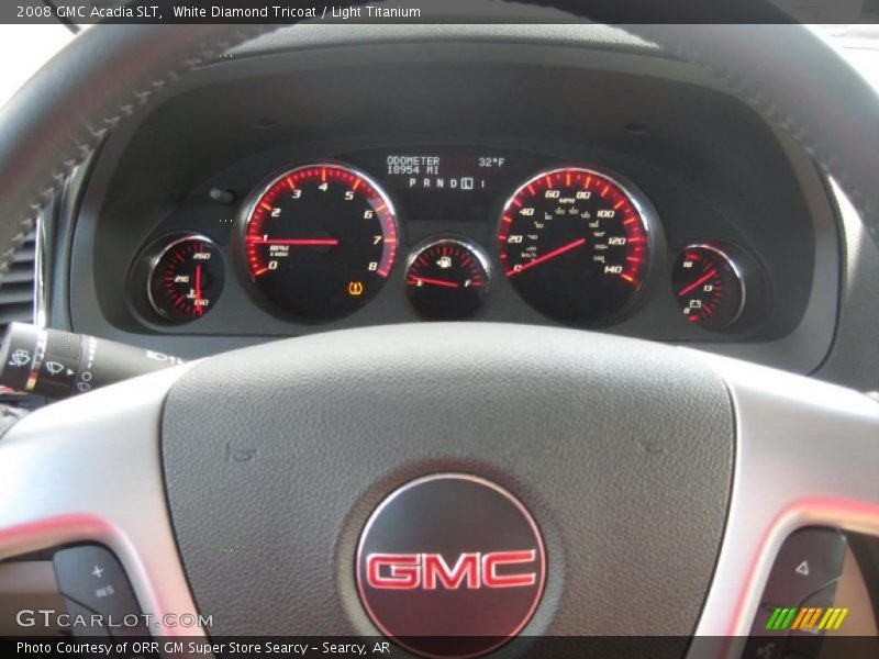 White Diamond Tricoat / Light Titanium 2008 GMC Acadia SLT