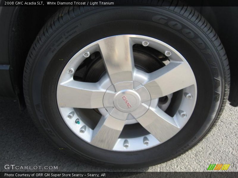 White Diamond Tricoat / Light Titanium 2008 GMC Acadia SLT
