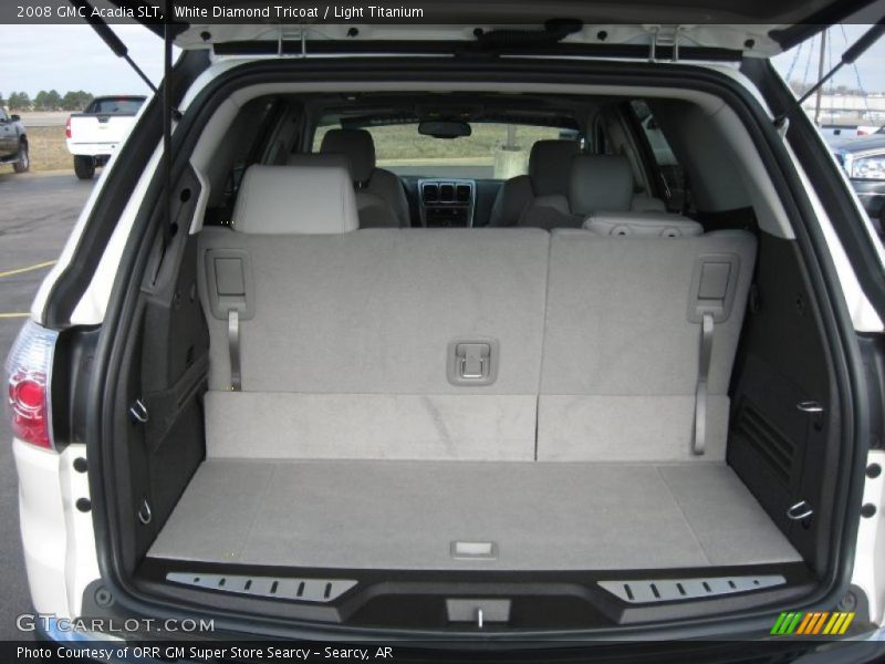 White Diamond Tricoat / Light Titanium 2008 GMC Acadia SLT