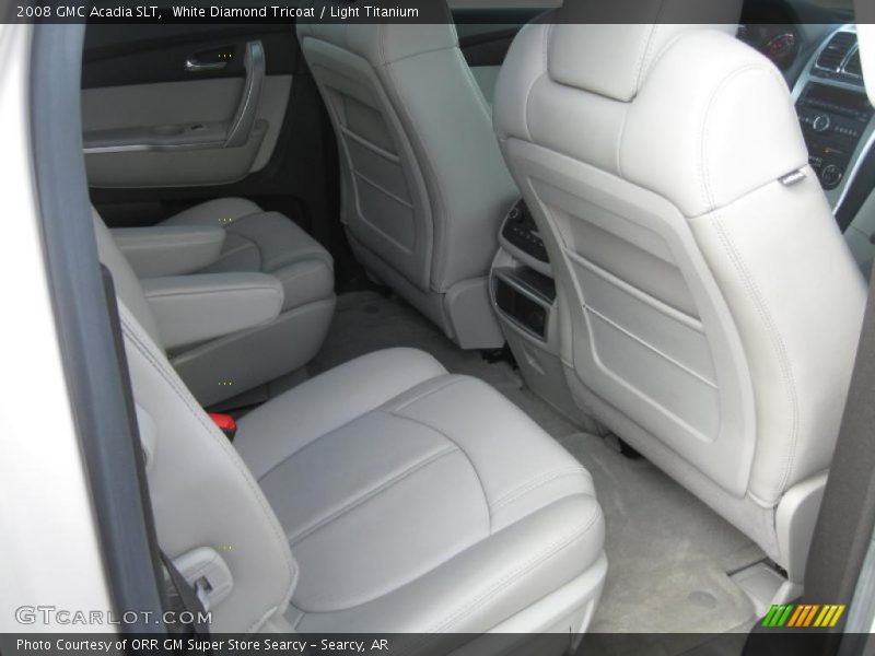 White Diamond Tricoat / Light Titanium 2008 GMC Acadia SLT