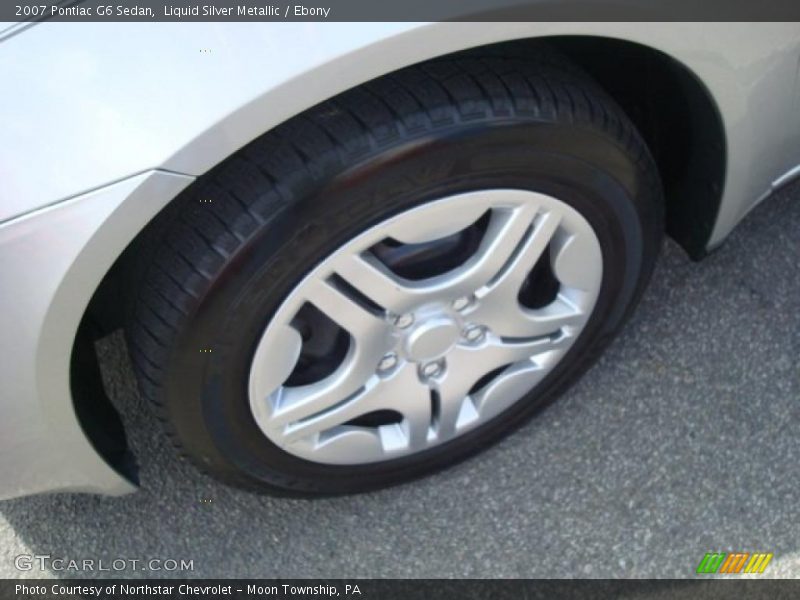 Liquid Silver Metallic / Ebony 2007 Pontiac G6 Sedan