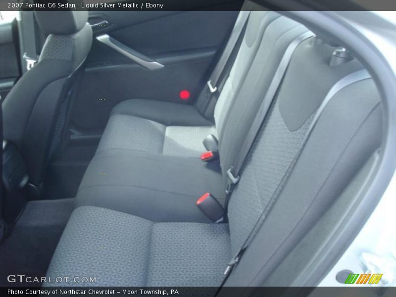 Liquid Silver Metallic / Ebony 2007 Pontiac G6 Sedan