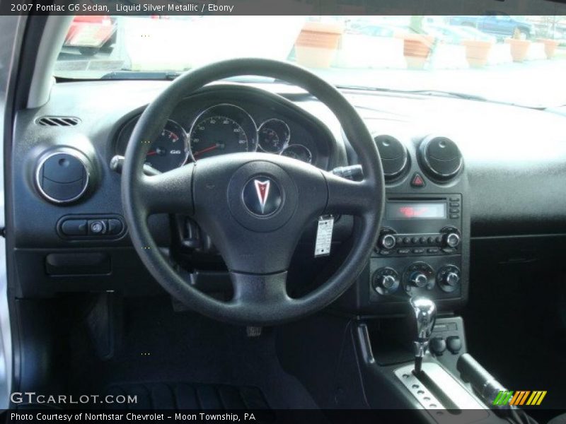 Liquid Silver Metallic / Ebony 2007 Pontiac G6 Sedan