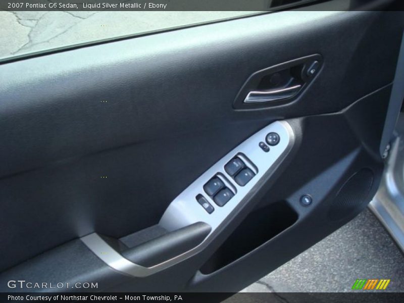 Liquid Silver Metallic / Ebony 2007 Pontiac G6 Sedan