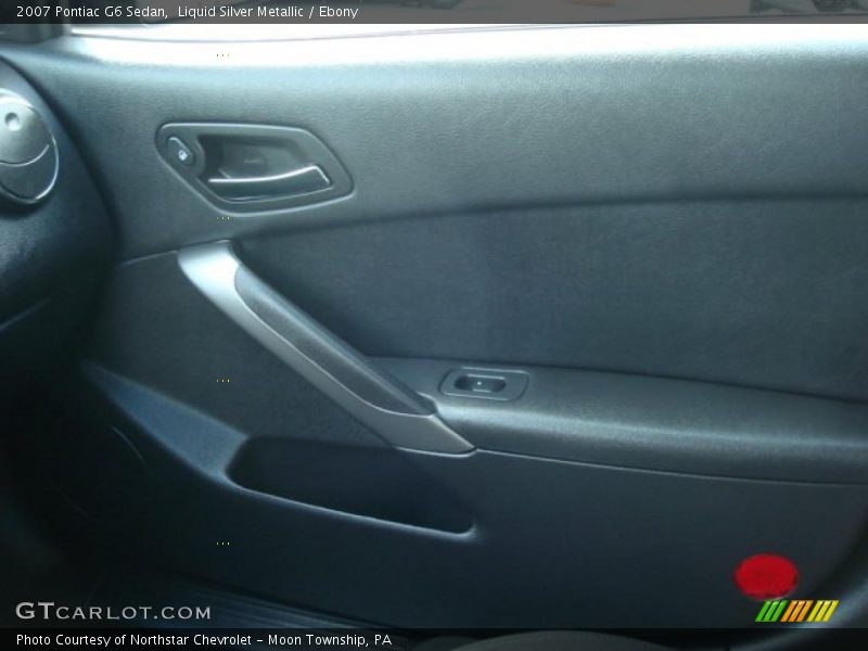 Liquid Silver Metallic / Ebony 2007 Pontiac G6 Sedan