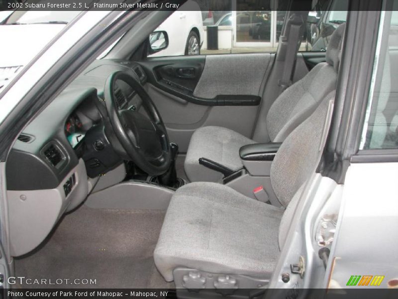 Platinum Silver Metallic / Gray 2002 Subaru Forester 2.5 L