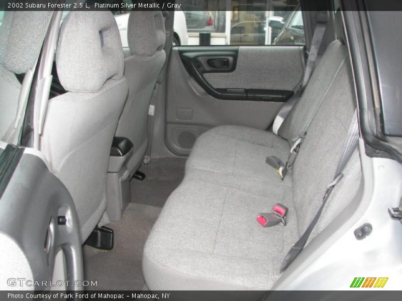Platinum Silver Metallic / Gray 2002 Subaru Forester 2.5 L