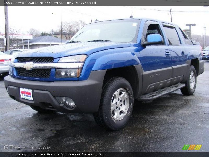 Arrival Blue / Dark Charcoal 2003 Chevrolet Avalanche Z66