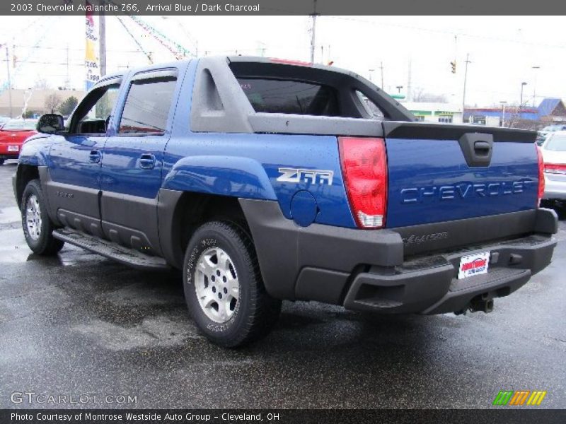 Arrival Blue / Dark Charcoal 2003 Chevrolet Avalanche Z66