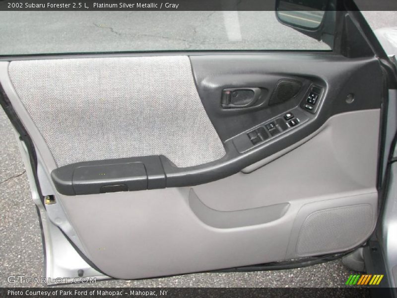 Platinum Silver Metallic / Gray 2002 Subaru Forester 2.5 L