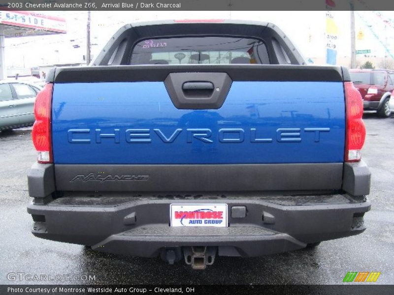 Arrival Blue / Dark Charcoal 2003 Chevrolet Avalanche Z66