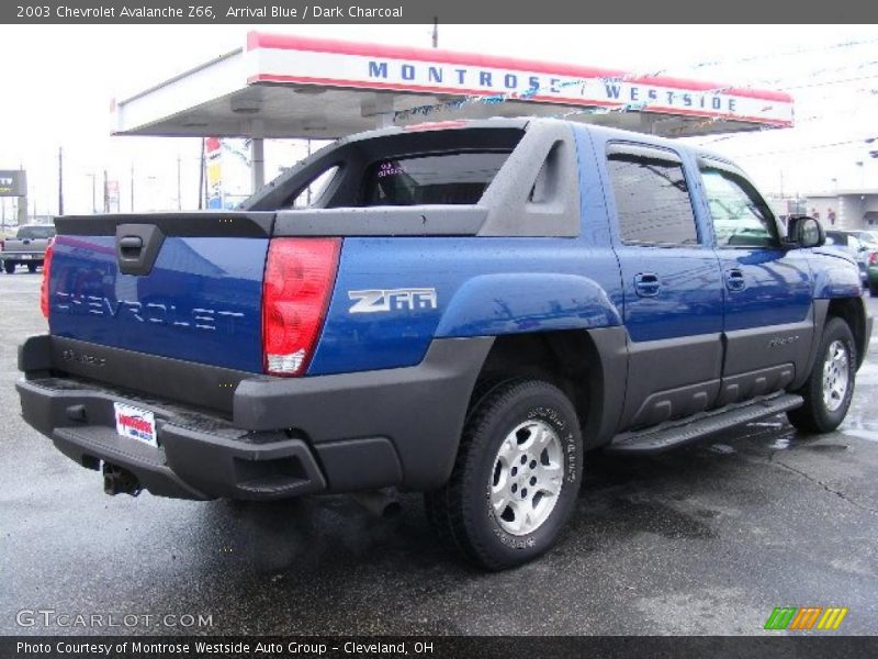 Arrival Blue / Dark Charcoal 2003 Chevrolet Avalanche Z66