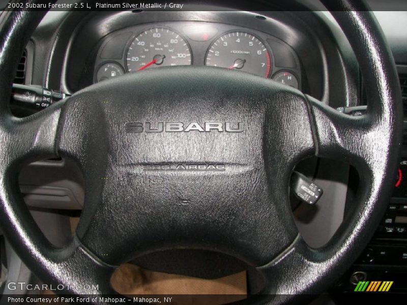 Platinum Silver Metallic / Gray 2002 Subaru Forester 2.5 L