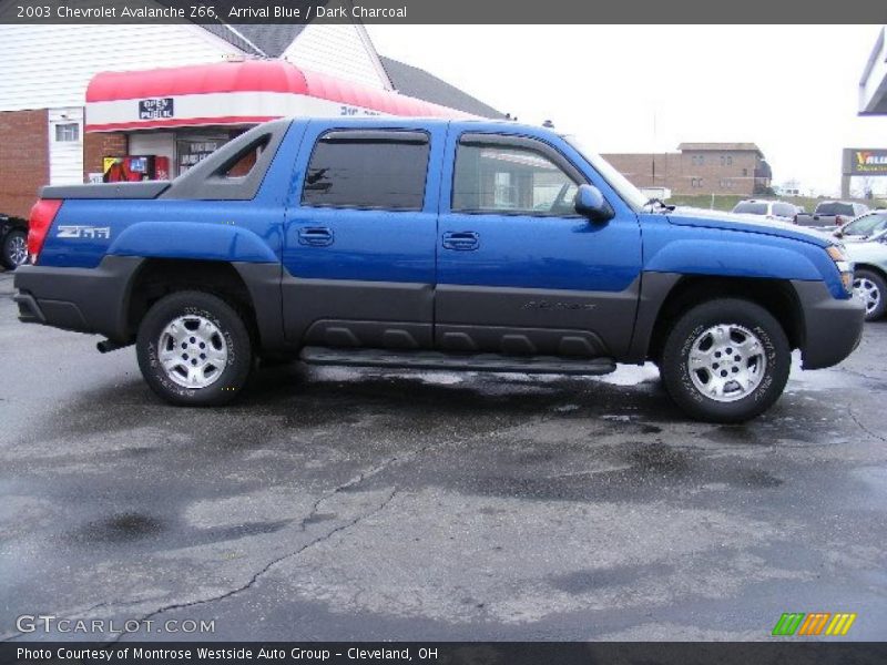 Arrival Blue / Dark Charcoal 2003 Chevrolet Avalanche Z66