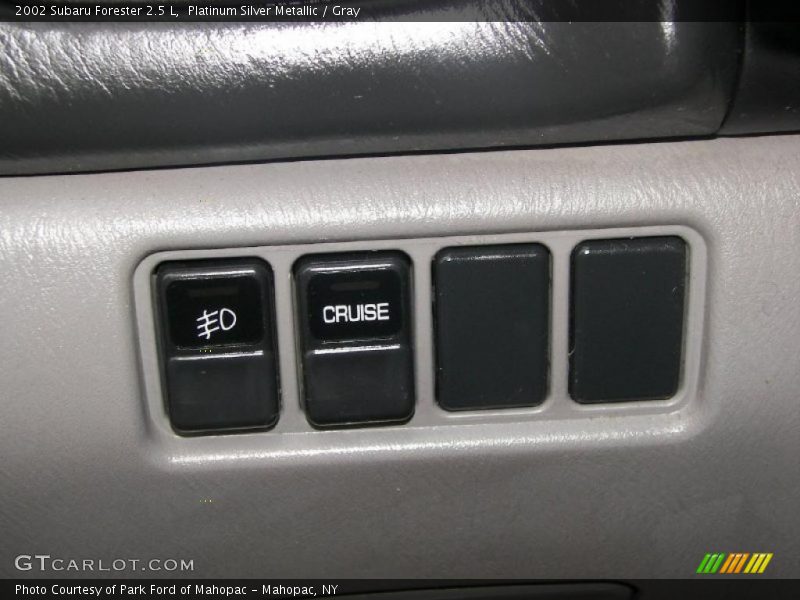 Platinum Silver Metallic / Gray 2002 Subaru Forester 2.5 L