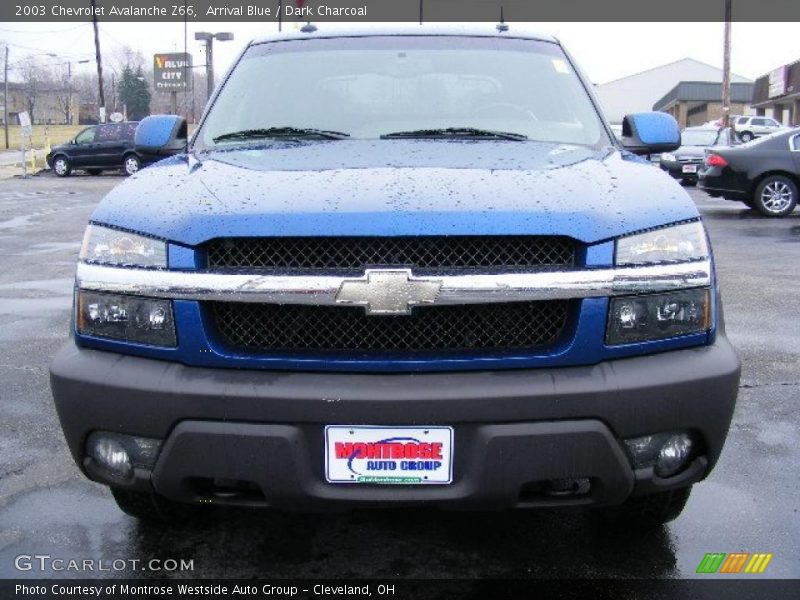 Arrival Blue / Dark Charcoal 2003 Chevrolet Avalanche Z66