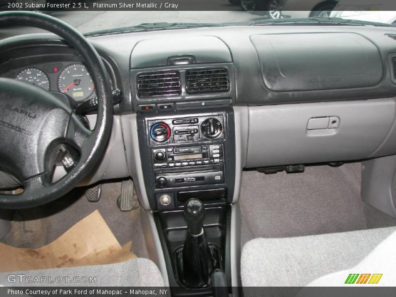 Platinum Silver Metallic / Gray 2002 Subaru Forester 2.5 L