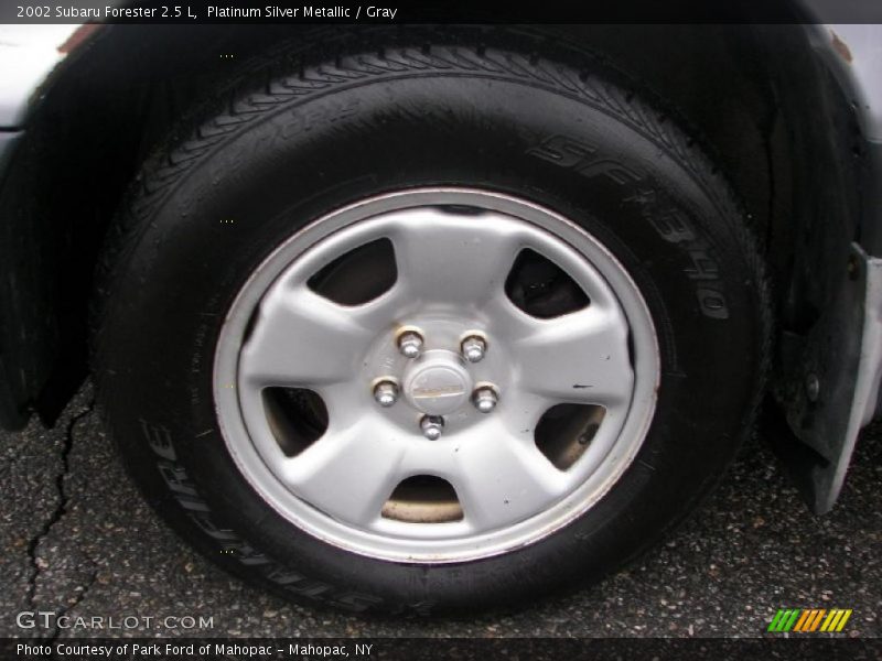 Platinum Silver Metallic / Gray 2002 Subaru Forester 2.5 L