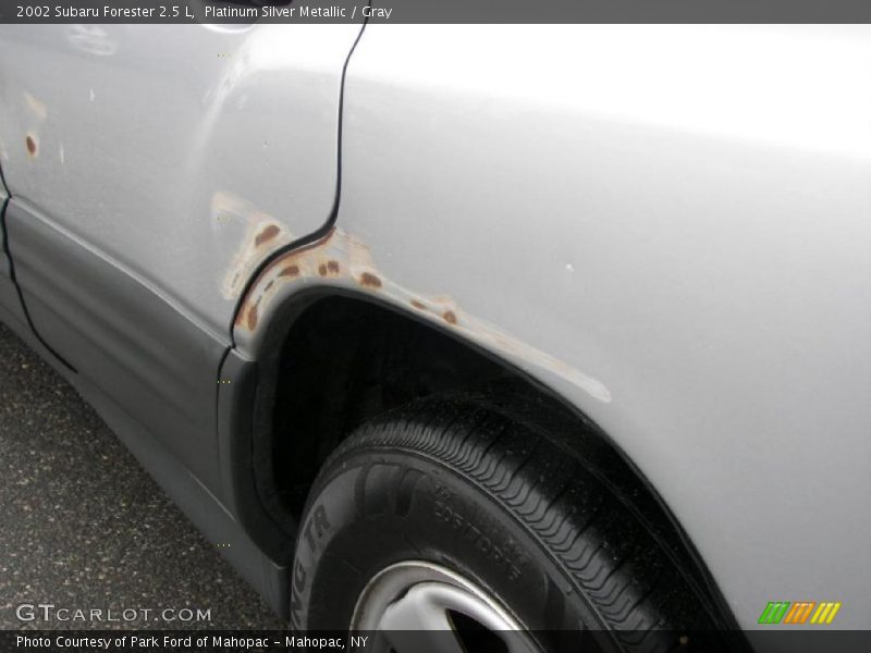 Platinum Silver Metallic / Gray 2002 Subaru Forester 2.5 L
