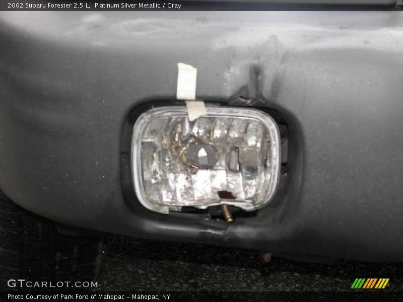 Platinum Silver Metallic / Gray 2002 Subaru Forester 2.5 L