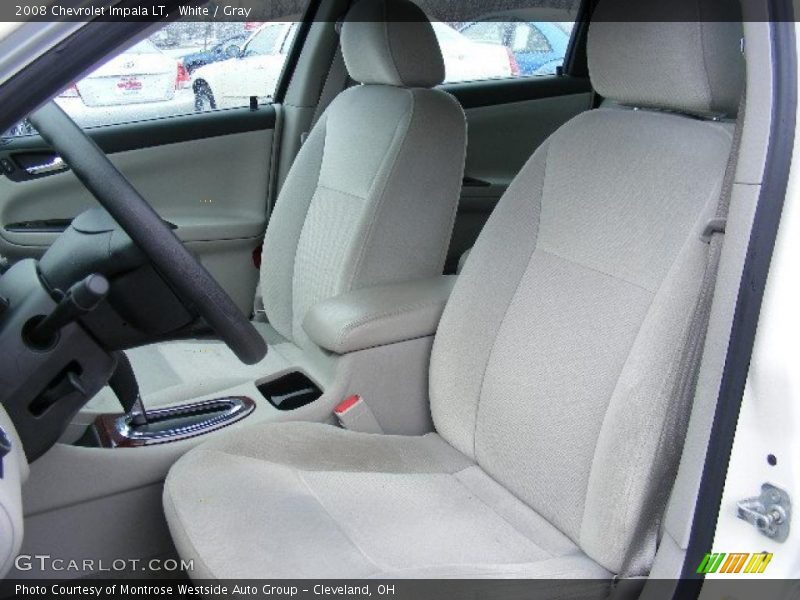 White / Gray 2008 Chevrolet Impala LT