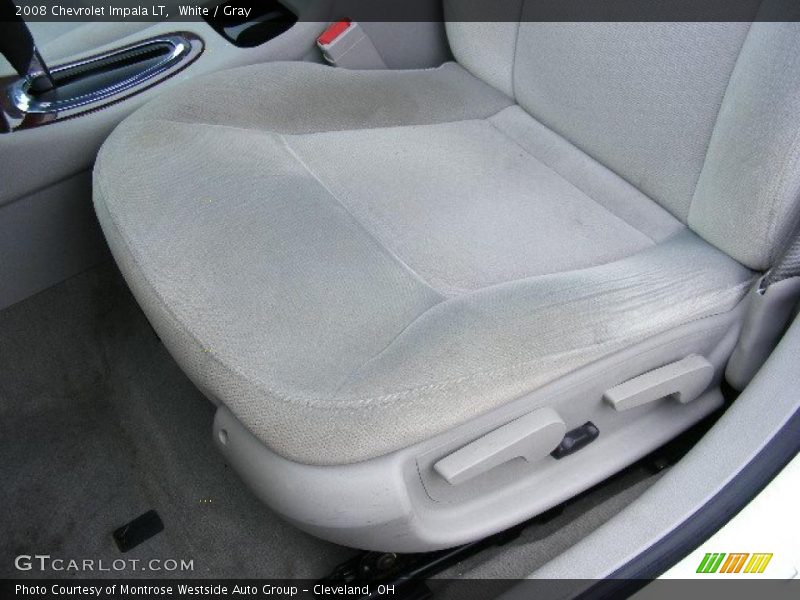 White / Gray 2008 Chevrolet Impala LT