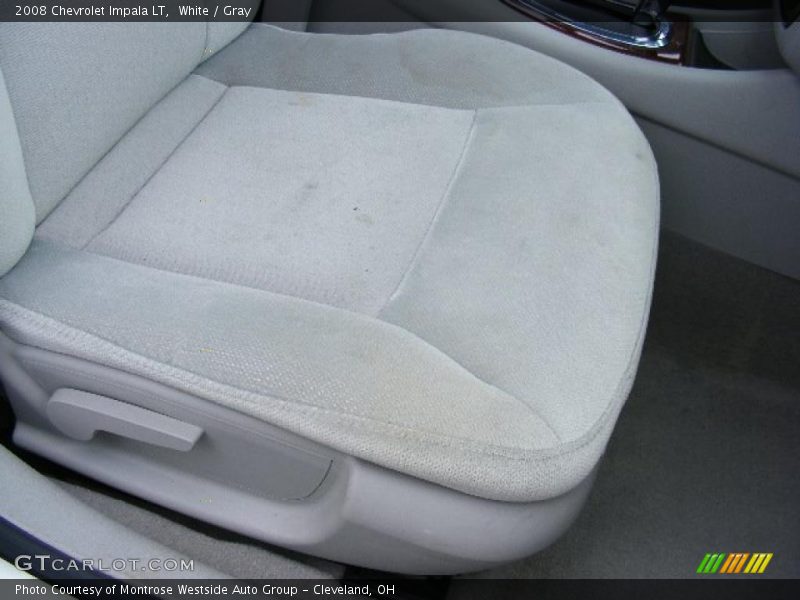 White / Gray 2008 Chevrolet Impala LT