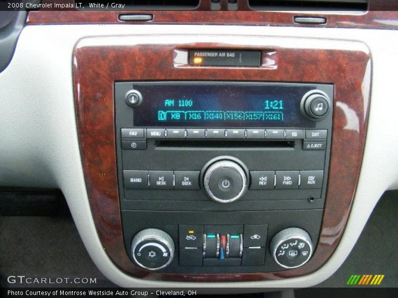 White / Gray 2008 Chevrolet Impala LT