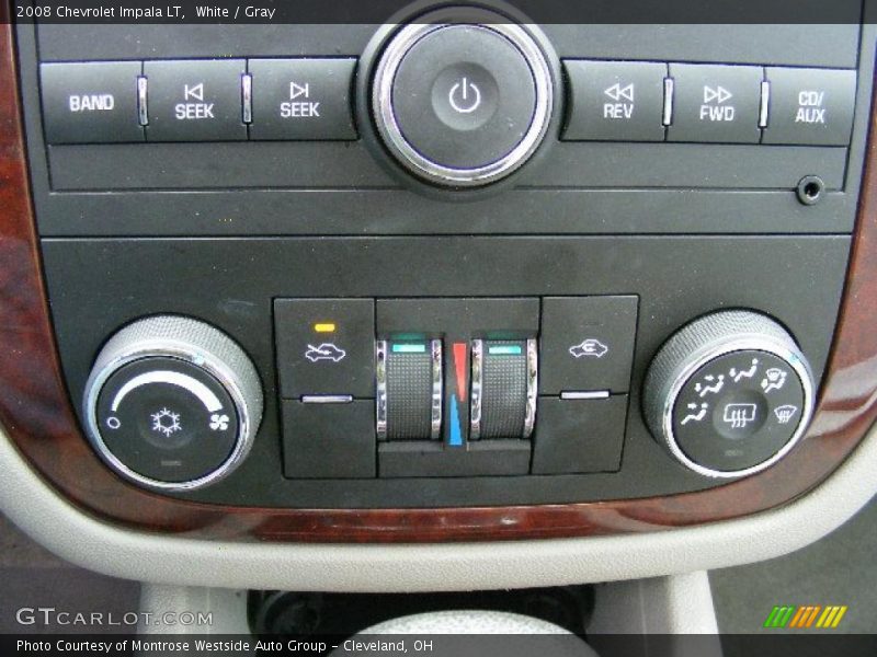 White / Gray 2008 Chevrolet Impala LT