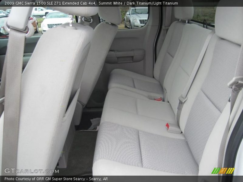 Summit White / Dark Titanium/Light Titanium 2009 GMC Sierra 1500 SLE Z71 Extended Cab 4x4