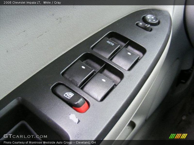 White / Gray 2008 Chevrolet Impala LT