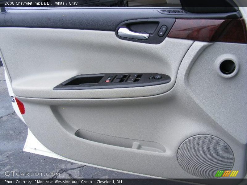 White / Gray 2008 Chevrolet Impala LT