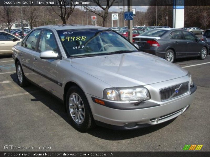 Silver Metallic / Taupe/Light Taupe 2000 Volvo S80 T6