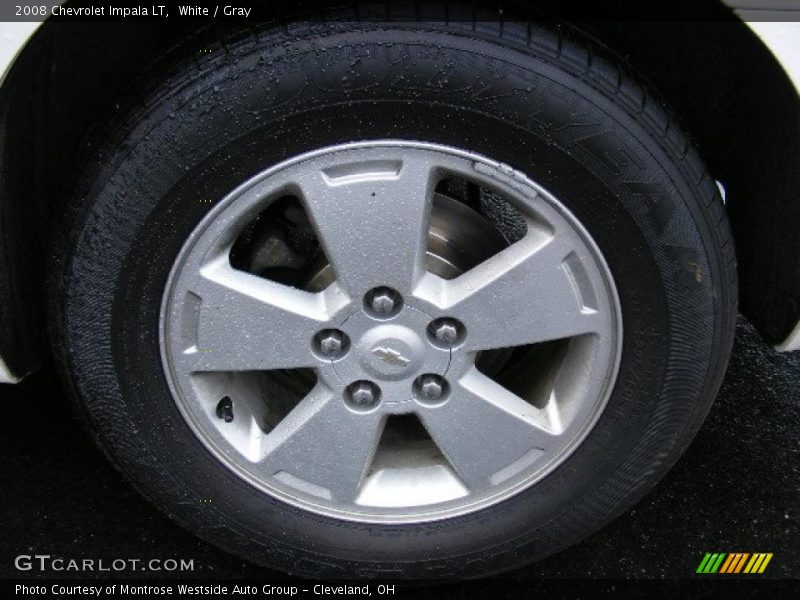 White / Gray 2008 Chevrolet Impala LT