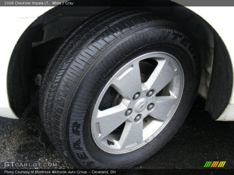 White / Gray 2008 Chevrolet Impala LT