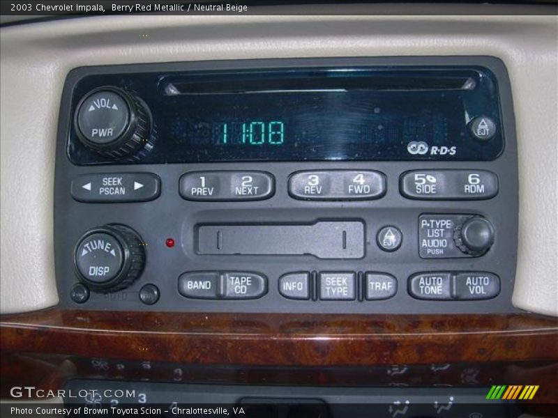 Berry Red Metallic / Neutral Beige 2003 Chevrolet Impala