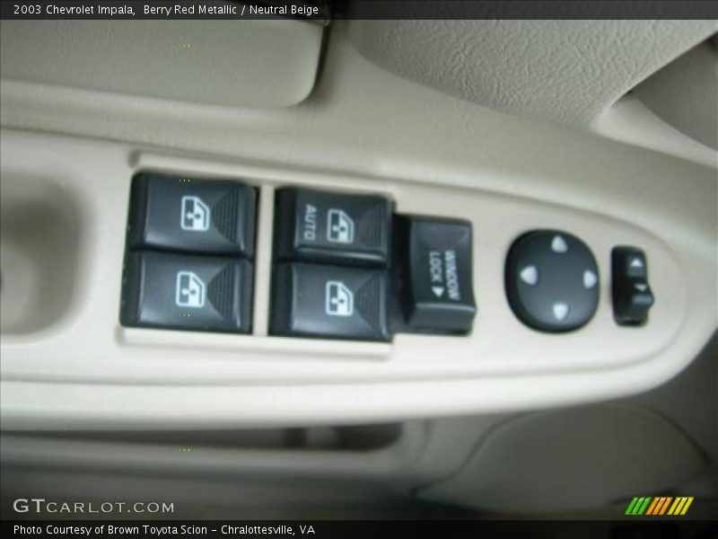 Berry Red Metallic / Neutral Beige 2003 Chevrolet Impala