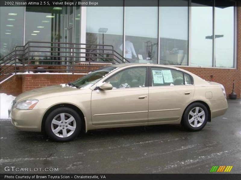 Velvet Beige / Blond Beige 2002 Nissan Altima 2.5 S