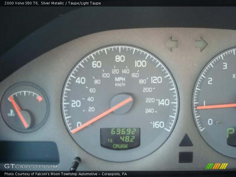 Silver Metallic / Taupe/Light Taupe 2000 Volvo S80 T6