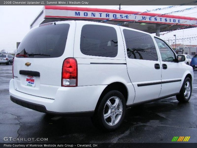 Summit White / Medium Gray 2008 Chevrolet Uplander LS