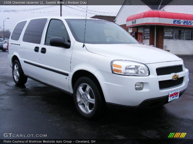 Summit White / Medium Gray 2008 Chevrolet Uplander LS