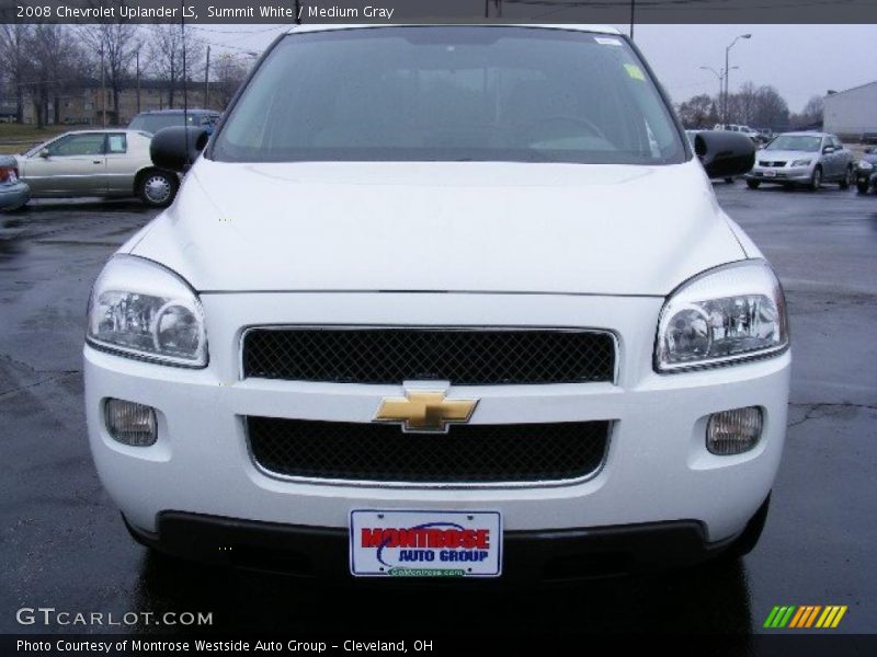 Summit White / Medium Gray 2008 Chevrolet Uplander LS