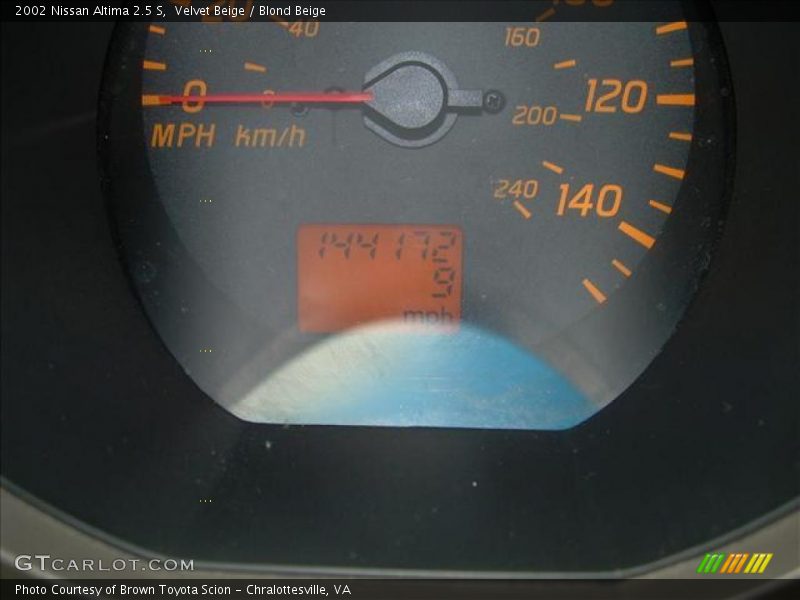 Velvet Beige / Blond Beige 2002 Nissan Altima 2.5 S