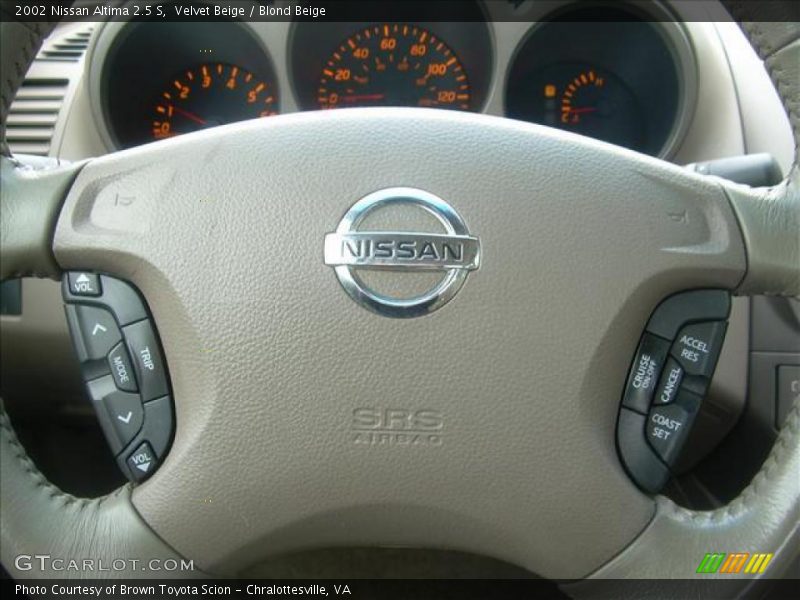 Velvet Beige / Blond Beige 2002 Nissan Altima 2.5 S