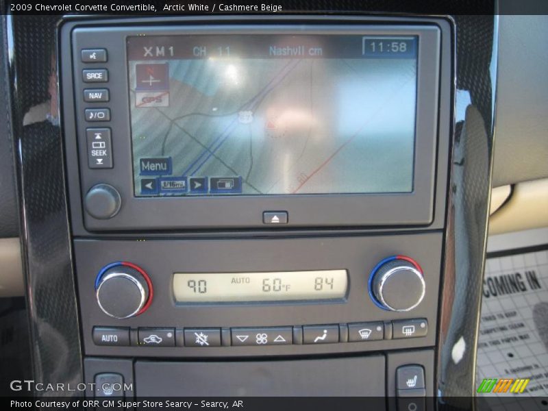 Arctic White / Cashmere Beige 2009 Chevrolet Corvette Convertible