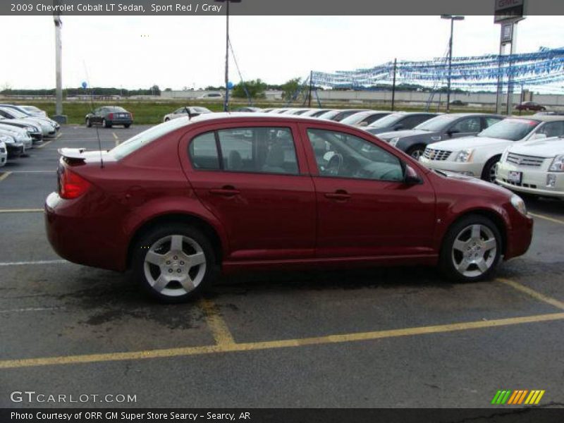 Sport Red / Gray 2009 Chevrolet Cobalt LT Sedan