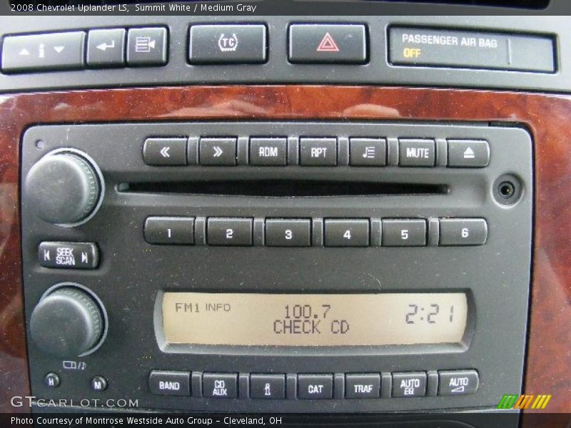 Summit White / Medium Gray 2008 Chevrolet Uplander LS