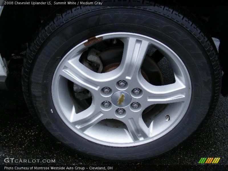Summit White / Medium Gray 2008 Chevrolet Uplander LS