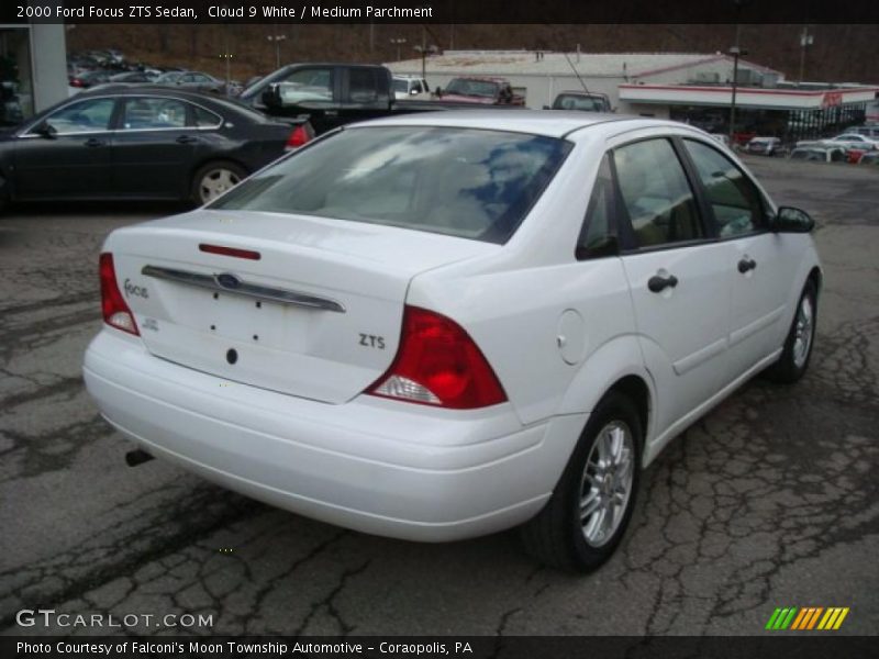 Cloud 9 White / Medium Parchment 2000 Ford Focus ZTS Sedan