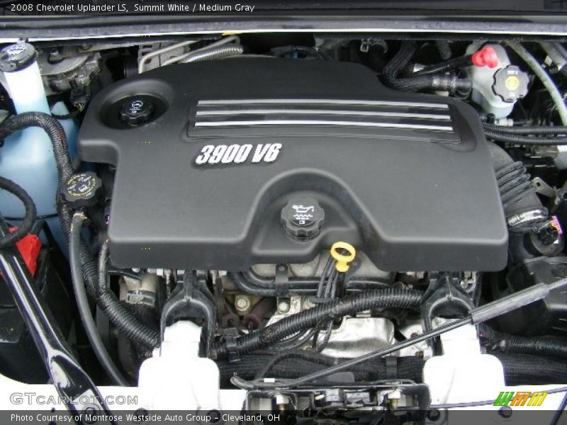 Summit White / Medium Gray 2008 Chevrolet Uplander LS